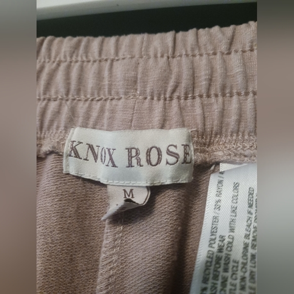 KNOX ROSE WOMEN'S MEDIUM MULTICOLORED PINK JOGGERS - Picture 3 of 3